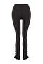Black Drawstring and Reflector Print Detailed Knitted Sports Leggings Thmaw26Ty00016 - 7