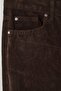 Kahverengi Süet Görünümlü Straight Fit Büyük Beden Jeans TBBAW26CJ00037 - 6