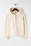 Taş Kalın İçi Polarlı Yarım Pat Fermuarlı Oversize Kapüşonlu Örme Sweatshirt TWOAW26SW00060 - 5