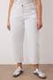 Beyaz Yüksek Bel Büyük Beden Baggy Jeans TBBAW26CJ00046 - 4