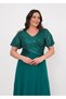 Rochie eleganta Fabiana, culoare verde - 4