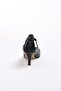 Drop Black Color Women's Short Heeled Shoes - 8