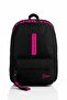 School Bag with Laptop Compartment Be Your Trend Black Pink 1140