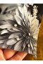 23X18 cm Zircon Stone Floral Arma Sewing Applique - 3