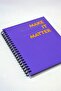 Hardcover Spiral-Bound Dotted Notebook'Concept Notes' Matter