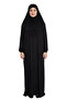 Organic Hijab One Piece Prayer Dress - Black