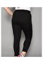 Women's Plus Size Full Lycra Waist-Tie Super Comfortable Double-Headed Ankle-Length High-End Trousers - 3