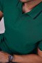 Green Navy Blue Collar Striped Gift Boxed Men's Polo Neck T-Shirt