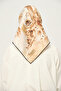 Printed Rayon Scarf Multicolor Non-Slip 90X90 cm - 3