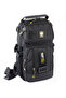 Multi-Eye Imperteks Fabric Daily Backpack Cross Chest Hand and Shoulder Bag Unisex Black Yellow Body Bag 912 - 3