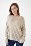 Women's Wide Collar Oversize Stone Knit Sweater 6933 - 4