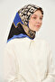 Printed Twil Scarf Multicolor Non-Slip 90X90 cm - 2