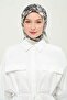 Patterned Rayon Scarf Daily Wrinkle-Free Non-Slip 90X90Cm - 4