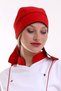 Tailed Bonnet - Red with Black Piping - 3
