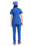 طقم نسائي بياقة مغلف - 56 ساكس أزرق - 5