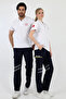 Emergency Health Collar Unisex Tshirt Short Sleeve Embroidered - White - 2