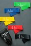 5-Piece Level Resistance Band Set Pilates Band Fitness Equipment - 2