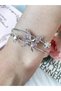 Pink Zircon Stone Vip Steel Bracelet Gema Butterfly Heart Bow Star Figured Bracelet Gift - 2