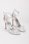 Wedding Series Sultan Fabric Cross Stone Embroidered Evening Dress Thin Heeled Shoes - 4