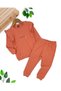 Baby Girl Happt Printed, Twill Fabric, Seasonal 6-9-12-18-24 Months Daily 2-Piece Bottom Top Set - 2