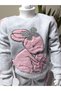 Eid Girls' Plush Detailed Embossed Thick Set Pocketed 100% Cotton - 7