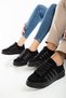 Unisex Daily Thick Sole Orthopedic Retro Stripe Black Guaranteed Sports Sneaker Shoes - 6