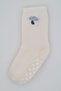 3 Pairs of Baby Girl-Child Anti-Slip Sole Winter Towel Socks - 5
