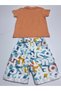 Kids Unisex Girls Boys Shorts Bottom Top Set Nursery 100% Cotton Casual Style Design Premium - 8