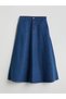 LCW Standard Fit Women's Jean Skirt - 5