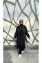 Berre Lined Collar Detailed Long Buttoned Trench Coat with Detachable Belt - 5