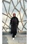 Berre Lined Collar Detailed Long Buttoned Trench Coat with Detachable Belt - 7
