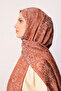 Morocco Pattern Double-Sided Shawl Cinnamon-Beige - 3