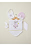 Newborn, Baby 10-Piece Hospital Release, Bodysuit Set, 100% Cotton, Bear Embroidered Gift Set - 4