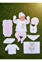 Newborn, Baby 10-Piece Hospital Release, Bodysuit Set, 100% Cotton, Bear Embroidered Gift Set - 2