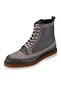 45 - 46 - 47 - 48 - 49 - 50 Large Size Men's Top Quality Leather Boots - Zm402 Gray