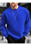 3 İPLİK PENYE BİSİKLET YAKA OVERSİZE SWEAT