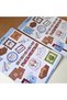 A6 Size Postage Themed Sticker - Sticker, Bullet Journal, Scrapbook, Sticker - 3