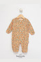 100% Cotton Bib Collar 3-Piece Booties Jumpsuit (Girl - Boy - Newborn) - 3