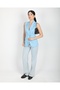 Baby Blue Blazer Men's Collar Button Detailed Vest - 5