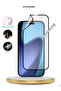Apple iPhone Air 5G 2025 Premium Nano Ceramic Full Glue Full Cover Matte Flexible - Clear/Black - 4