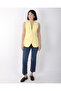 Women's Yellow Button Detailed Blazer Vest - 5