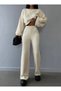 Women's Black Knit Set - 3