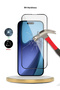 Apple iPhone 17 5G 2025 Premium E2E Series Full Glue Full Cover Tempered Glass - Clear/Black - 3