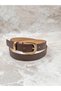 Brown/Antique Buckle Women's Belt Trouser Belt Jeans Belt Shirt Belt Coat Belt - 3