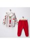 Cherry Embroidered Baby Girl Bottom and Top Set - 2