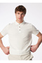 Ecru Men's Polo T-Shirt 242 LCM242026 TYLEN ECRU