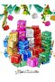12 Pieces Gift Package Shaped Pine Tree Ornament Christmas Decorations (SMALL SIZE) - 2