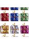 12 Pieces Gift Package Shaped Pine Tree Ornament Christmas Decorations (SMALL SIZE) - 4