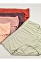 Women's High Waist Ribbed Daily Panties, 5-Pack, 100% Cotton - 6