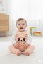 Baby Girl Corded Cat Printed Gardener Salopet Jumpsuit Newborn 3-6-9 Months Seasonal Long Sleeve Jumpsuit